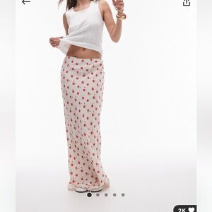 TOPSHOP ditsy floral maxi skirt NEW